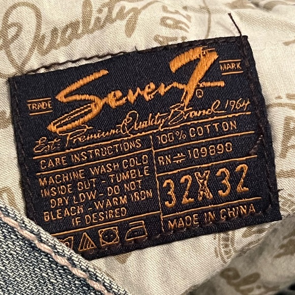 New Men’s Seven 7 Boot Cut Jeans Size 32x32 - Picture 15 of 16